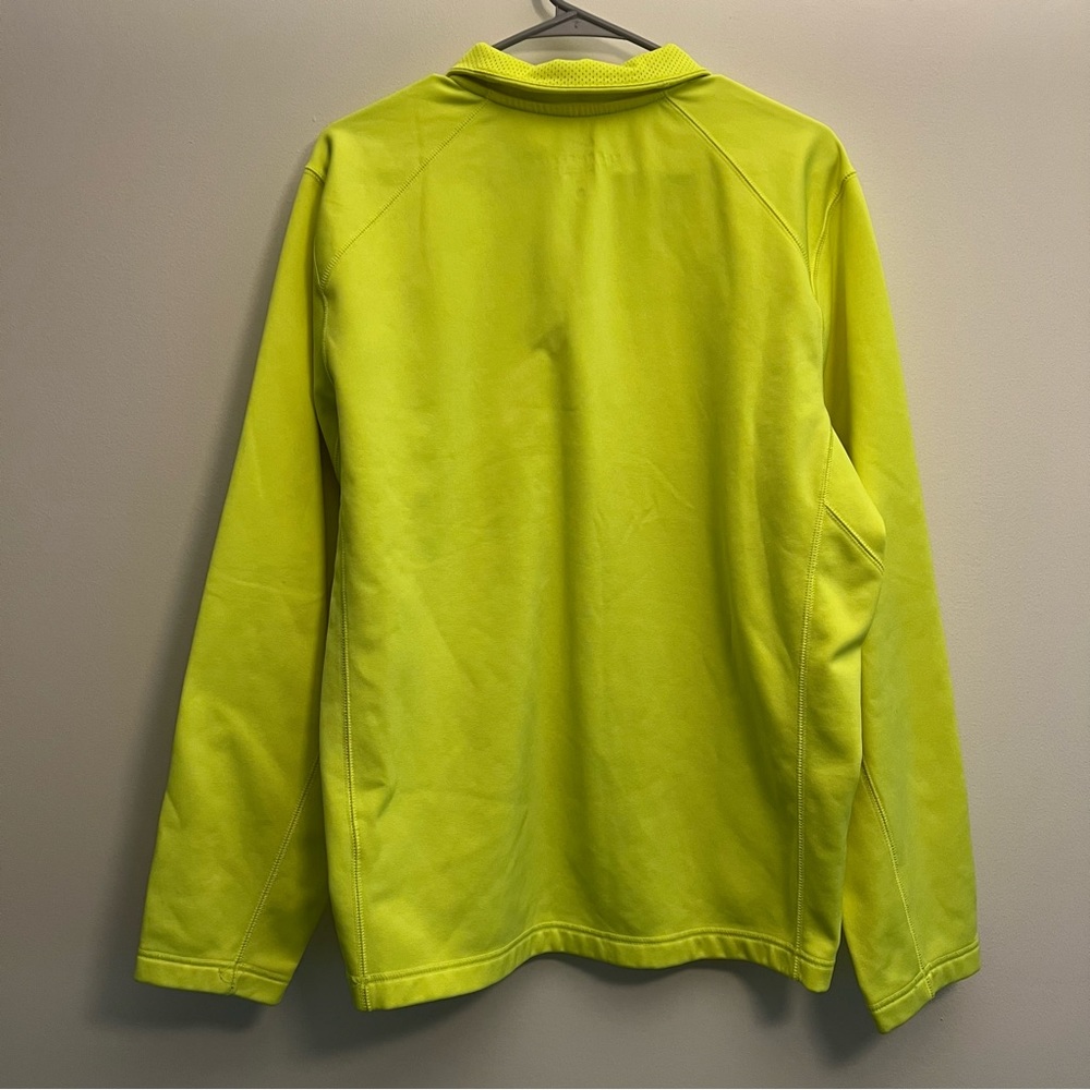 Nike Therma Fit 1/4 Zip Pullover Yellow Training 717397 - Picture 2 of 6